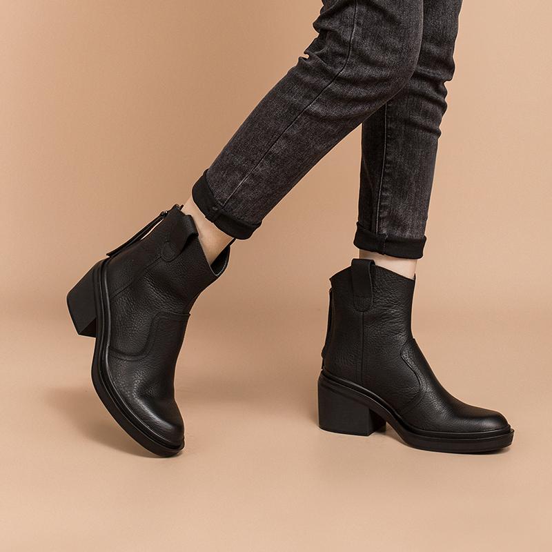 Leather Western Boots Handmade Cowboy Boots Designer Shoes Back Zip Brown/Black/Green - Image 10