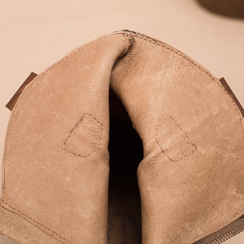 Leather Western Boots Handmade Cowboy Boots Designer Shoes Back Zip Brown/Black/Green - Image 13