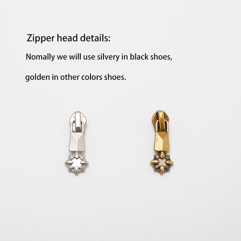 Waxing Leather Buckle Boots Handmade British Boots Fleece Lined Snow Boots Black/White/Coffee - Image 14