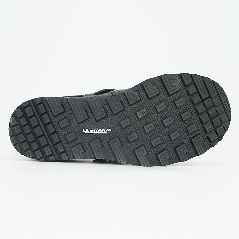 Middle English-Womens Handmade Full Grain Horse Leather Flat Loafers - Black/Coffee - Image 12